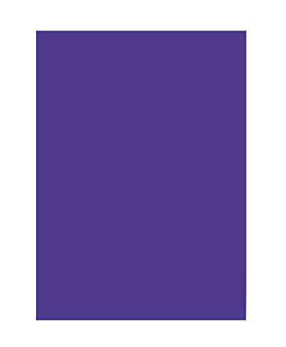 folia 6332 - Tonpapier dunkelviolett, DIN A3, 130 g/qm, 50 Blatt - zum Basteln und kreativen Gestalten von Karten, Fensterbildern und für Scrapbooking von folia