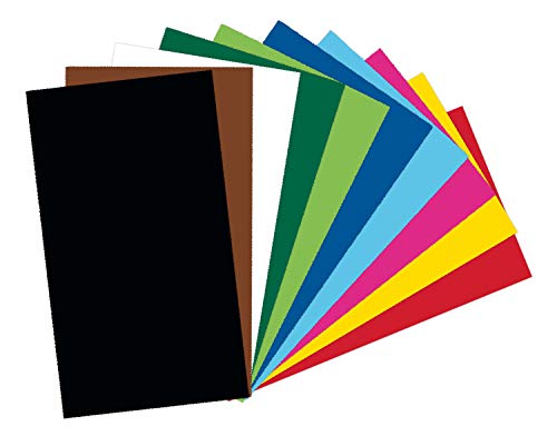 folia 63509 - folia 63509 - Tonpapier Mix, ca. 35 x 50 cm, 130 g/m², 20 Blatt sortiert in 10 Farben, zum Basteln und kreativen Gestalten von Karten, Fensterbildern und für Scrapbooking folia 63509 - folia 63509 - Tonpapier Mix, ca. 35 x 50 cm, 130 g/m², 20 Blatt sortiert in 10 Farben, zum Basteln und kreativen Gestalten von Karten, Fensterbildern und für Scrapbooking von folia