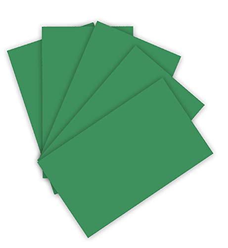 folia 6353 - Tonpapier 130 g/m², Tonzeichenpapier in moosgrün, DIN A3, 50 Bogen, als Grundlage für zahlreiche Bastelarbeiten von folia