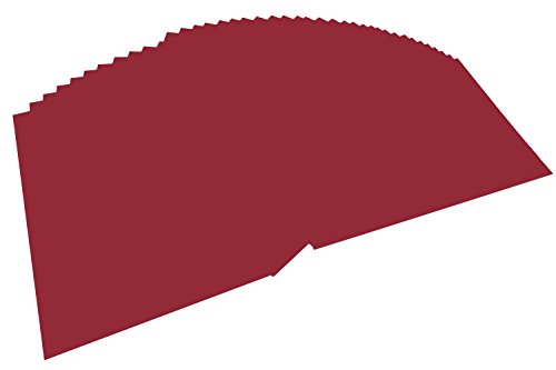 folia 6422 - Tonpapier dunkelrot, DIN A4, 130 g/qm, 100 Blatt - zum Basteln und kreativen Gestalten von Karten, Fensterbildern und für Scrapbooking folia 6422 - Tonpapier dunkelrot, DIN A4, 130 g/qm, 100 Blatt - zum Basteln und kreativen Gestalten von Karten, Fensterbildern und für Scrapbooking von folia