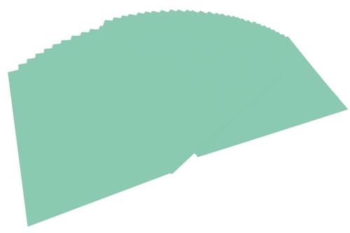folia 6425 - Tonpapier mint, DIN A4, 130 g/qm, 100 Blatt - zum Basteln und kreativen Gestalten von Karten, Fensterbildern und für Scrapbooking folia 6425 - Tonpapier mint, DIN A4, 130 g/qm, 100 Blatt - zum Basteln und kreativen Gestalten von Karten, Fensterbildern und für Scrapbooking von folia