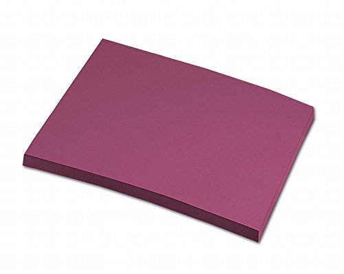 folia 6427 - Tonpapier weinrot, DIN A4, 130 g/qm, 100 Blatt - zum Basteln und kreativen Gestalten von Karten, Fensterbildern und für Scrapbooking folia 6427 - Tonpapier weinrot, DIN A4, 130 g/qm, 100 Blatt - zum Basteln und kreativen Gestalten von Karten, Fensterbildern und für Scrapbooking von folia