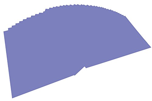 folia 6437 - Tonpapier veilchenblau, DIN A4, 130 g/qm, 100 Blatt - zum Basteln und kreativen Gestalten von Karten, Fensterbildern und für Scrapbooking von folia