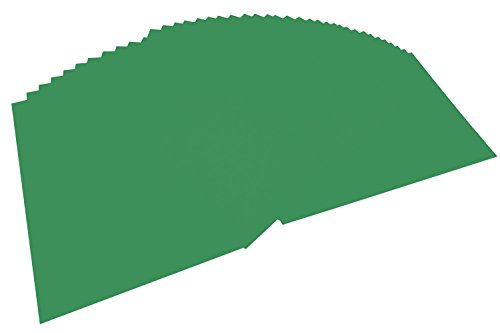 folia 6453 - Tonpapier moosgrün, DIN A4, 130 g/qm, 100 Blatt - zum Basteln und kreativen Gestalten von Karten, Fensterbildern und für Scrapbooking von folia