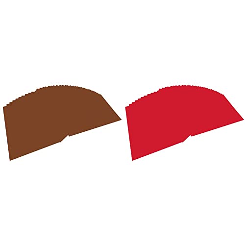 folia 6485 - Tonpapier schokobraun, DIN A4, 130 g/qm, 100 Blatt & 6420 - Tonpapier hochrot, DIN A4, 130 g/qm, 100 Blatt folia 6485 - Tonpapier schokobraun, DIN A4, 130 g/qm, 100 Blatt & 6420 - Tonpapier hochrot, DIN A4, 130 g/qm, 100 Blatt von folia