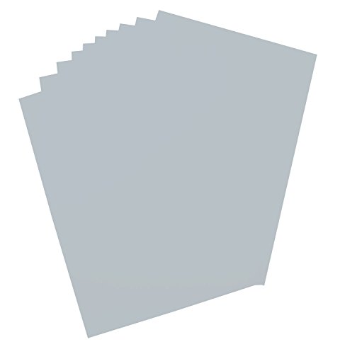 folia 65631 - Plakatkarton, ca. 48 x 68 cm, 10 Bögen, 380 g/qm, einseitig silber gefärbt - ideal zum Basteln oder Erstellen von Plakaten und Anzeigen von folia
