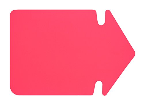 folia 669 926 - Werbesymbol Pfeil, ca. 35 cm, 20 Stück, leuchtrot aus doppelseitigem Leuchtkarton von folia