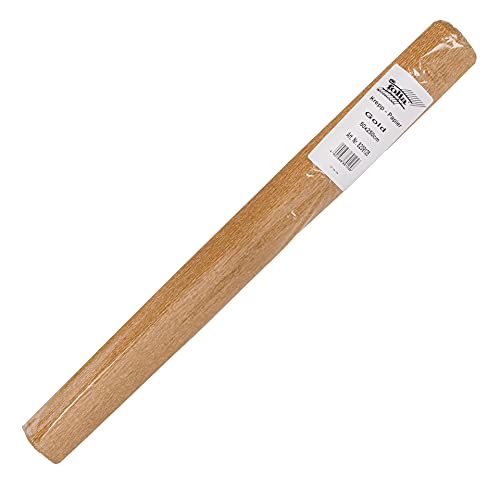folia 8209125 - Krepppapier, 10 Rollen in gold, jede Rolle ca. 50 x 250 cm, 32 g/m², sehr elastisches und dünnes Papier, mit einer unebenen und rauen Oberfläche folia 8209125 - Krepppapier, 10 Rollen in gold, jede Rolle ca. 50 x 250 cm, 32 g/m², sehr elastisches und dünnes Papier, mit einer unebenen und rauen Oberfläche von folia