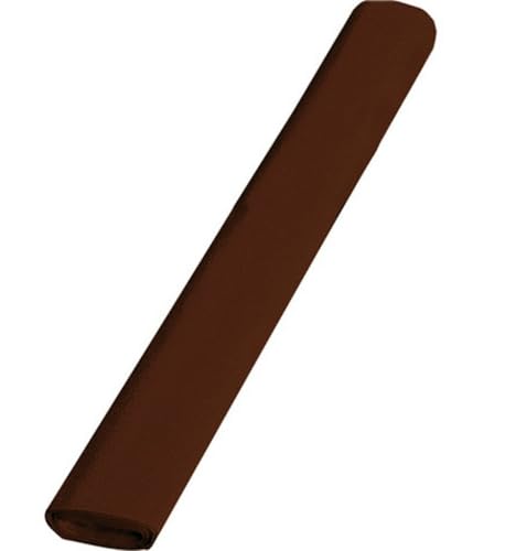 folia 822115-10 - Krepppapier, 10 Lagen in schokobraun, jede Lage ca. 50 x 250 cm, 32 g/m², sehr elastisches und dünnes Papier, mit einer unebenen und rauen Oberfläche folia 822115-10 - Krepppapier, 10 Lagen in schokobraun, jede Lage ca. 50 x 250 cm, 32 g/m², sehr elastisches und dünnes Papier, mit einer unebenen und rauen Oberfläche von folia