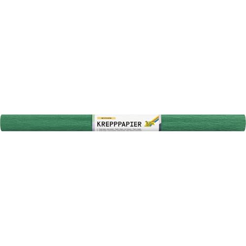folia 824141 - Krepppapier in Moosgrün, 10 Rollen aus FSC-Mix Papier, je Rolle ca. 50 x 250 cm, 32 g/m², nassfest, elastisches Kreppband mit rauer Oberfläche zum Verzieren und Dekorieren folia 824141 - Krepppapier in Moosgrün, 10 Rollen aus FSC-Mix Papier, je Rolle ca. 50 x 250 cm, 32 g/m², nassfest, elastisches Kreppband mit rauer Oberfläche zum Verzieren und Dekorieren von folia
