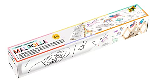 folia 83902 - Malrolle mit Motiven "Adventure", 1 Rolle ca. 30 cm x 4 m, selbsthaftend und wiederablösbar, für grenzenlosen Malspaß folia 83902 - Malrolle mit Motiven "Adventure", 1 Rolle ca. 30 cm x 4 m, selbsthaftend und wiederablösbar, für grenzenlosen Malspaß von folia