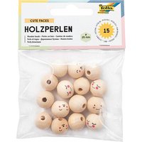 folia Bastelset Holzperlen Gesicht natur folia Bastelset Holzperlen Gesicht natur von folia