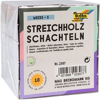 folia Bastelzubehör Streichholzschachteln S weiß 10 St. folia Bastelzubehör Streichholzschachteln S weiß 10 St. von folia