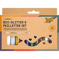folia Bio Glitter & Pailletten-Set Glitzer farbsortiert folia Bio Glitter & Pailletten-Set Glitzer farbsortiert von folia