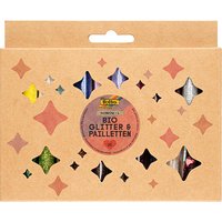 folia Bio Glitter & Pailletten-Set Rainbow L Glitzer farbsortiert folia Bio Glitter & Pailletten-Set Rainbow L Glitzer farbsortiert von folia