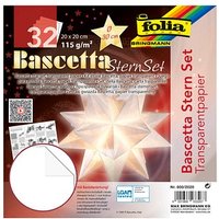 folia Faltblätter Bascetta-Stern weiß 32 Blatt folia Faltblätter Bascetta-Stern weiß 32 Blatt von folia