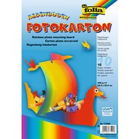 folia Fotokarton Regenbogen farbsortiert 300 g/qm 10 St. von folia