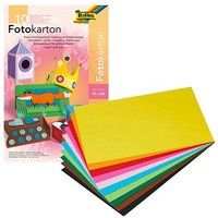 folia Fotokarton farbsortiert 300 g/qm 10 Blatt von folia