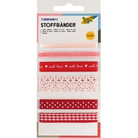 folia Geschenkband Set Rosy Love unterschiedlich rot/weiß folia Geschenkband Set Rosy Love unterschiedlich rot/weiß von folia