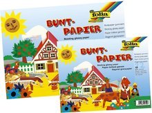 folia Glanzpapier-Bastelheft, 12 Blatt, farbig sortiert folia Glanzpapier-Bastelheft, 12 Blatt, farbig sortiert von folia