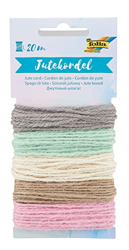 folia Jutekordel Pastell 5 x 4 m folia Jutekordel Pastell 5 x 4 m von folia