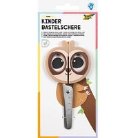folia Kinderschere SLOTH braun 16,0 cm von folia