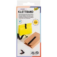 folia Klettband schwarz, 2 Rollen von folia