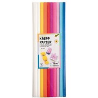 folia Krepppapier MIX farbsortiert 32 g/qm 10 Rollen folia Krepppapier MIX farbsortiert 32 g/qm 10 Rollen von folia
