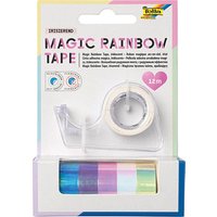 folia Magic Rainbow Deko-Klebeband glänzend 12,0 mm x 2,0 m 6 Rollen von folia
