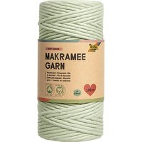 folia Makramee Garn hellgrün Soft green Ø 3,5 mm, 1 St. von folia