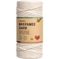folia Makramee Garn natur Pure natural Ø 3,5 mm, 1 St. von folia