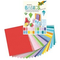 folia Motivblock BASICS INTENSIV farbsortiert 270 g/qm 1 Block von folia