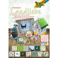 folia Motivblock Landliebe farbsortiert 80/270 g/qm 26 St. folia Motivblock Landliebe farbsortiert 80/270 g/qm 26 St. von folia
