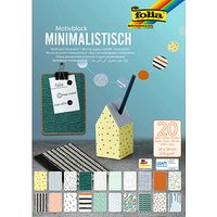 folia Motivblock Minimalistisch farbsortiert 270 g/qm 20 St. von folia