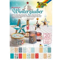 folia Motivblock Winterzauber farbsortiert 270 g/qm 1 Block folia Motivblock Winterzauber farbsortiert 270 g/qm 1 Block von folia