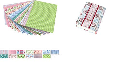 folia Motivkarton ´Romantik´, 500 x 700 mm, 270 g/qm, Sie erhalten 1 Packung, Packungsinhalt: 13 Bögen folia Motivkarton ´Romantik´, 500 x 700 mm, 270 g/qm, Sie erhalten 1 Packung, Packungsinhalt: 13 Bögen von folia