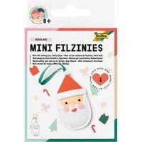 folia Nähset Mini Filzinies NIKOLAUS rot, weiß von folia