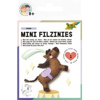 folia Nähset Mini Filzinies PFERD braun von folia