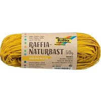 folia Naturbast matt bananengelb 0,5 mm x 50,0 g folia Naturbast matt bananengelb 0,5 mm x 50,0 g von folia
