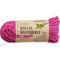 folia Naturbast matt pink 0,5 mm x 50,0 g von folia