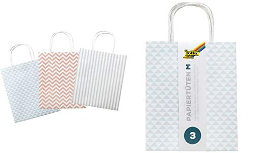 folia Papiertüten BASIC, Kraftpapier, 180 x 80 x 210 mm, Sie erhalten 1 Packung, Packungsinhalt: 3 Stück folia Papiertüten BASIC, Kraftpapier, 180 x 80 x 210 mm, Sie erhalten 1 Packung, Packungsinhalt: 3 Stück von folia