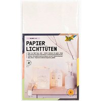 folia Papiertüten für Tischlichter ohne Motiv weiß 5 St. folia Papiertüten für Tischlichter ohne Motiv weiß 5 St. von folia