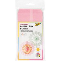 folia Papiertüten für Dekoblumen Sweet Blossom rosa/mint von folia