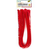 folia Pfeifenreiniger hochrot Chenilledraht Ø 8,0 mm 10 St. von folia