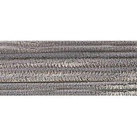 folia Pfeifenreiniger hellgrau Chenilledraht Ø 8,0 mm, 10 St. von folia