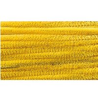 folia Pfeifenreiniger bananengelb Chenilledraht Ø 8,0 mm, 10 St. von folia