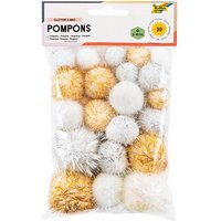 folia Pompons mehrfarbig Glitter X-Mas Ø 1,0-4,0 cm, 1 Pack folia Pompons mehrfarbig Glitter X-Mas Ø 1,0-4,0 cm, 1 Pack von folia