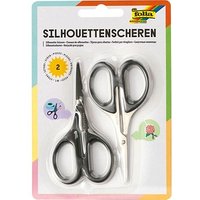 folia Silhouettenschere schwarz 10,5 cm, 2 St. folia Silhouettenschere schwarz 10,5 cm, 2 St. von folia
