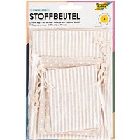 folia Stoffsäckchen mit Motiv Streifen und Punkte folia Stoffsäckchen mit Motiv Streifen und Punkte von folia