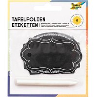 folia Tafelfolie selbstklebend Tafelfolien Etiketten inkl. Specksteinstift, 6 St. folia Tafelfolie selbstklebend Tafelfolien Etiketten inkl. Specksteinstift, 6 St. von folia